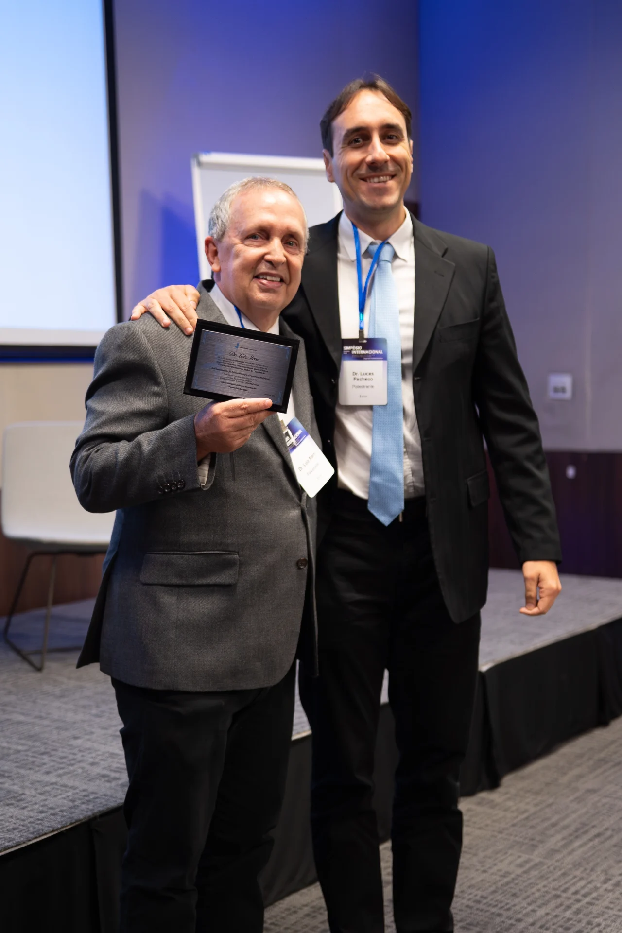 Dr. Luiz Stern e Dr. Lucas Pacheco